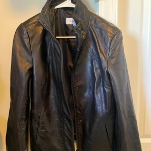 Leather Calvin Klein Women’s Jacket